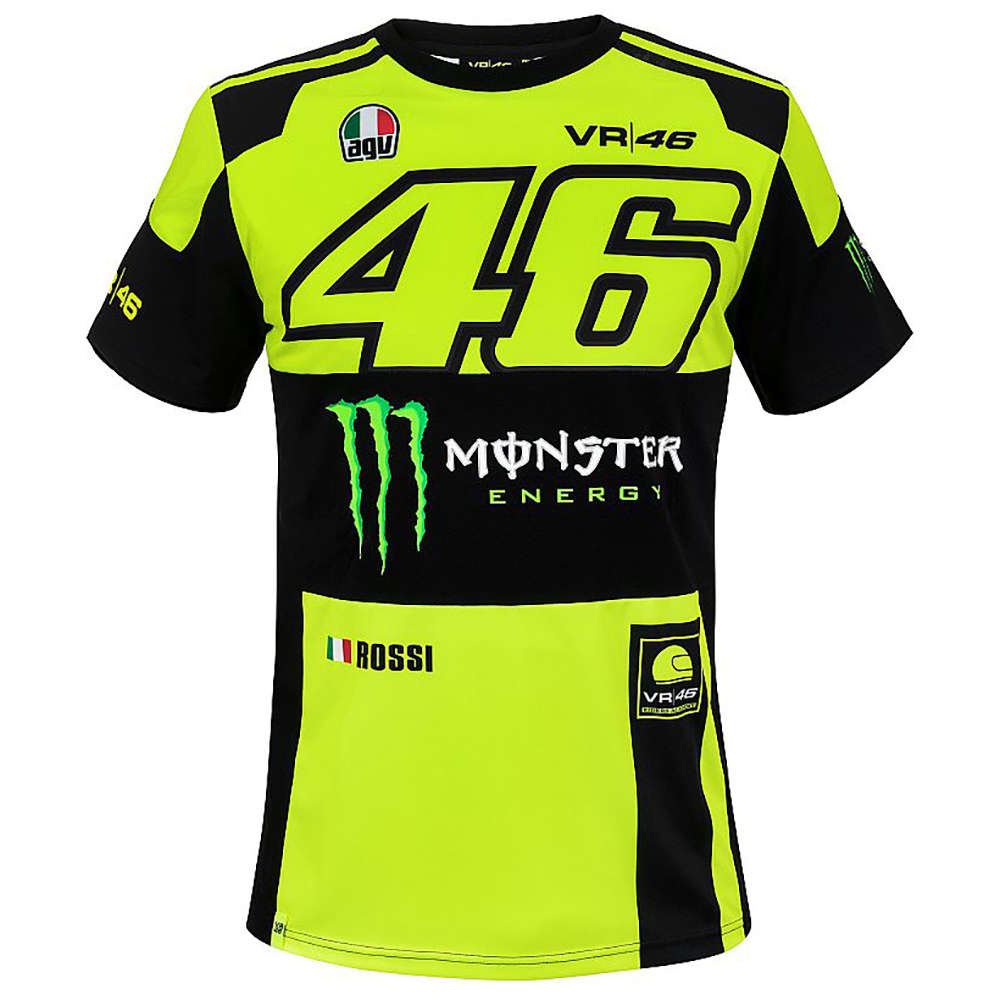Equivalent Mangle entry Dual Monster Valentino Rossi 46 T-Shirt 2018 - Pit Lane 9 Shop